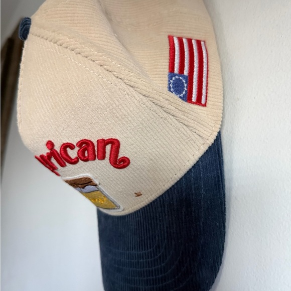 KAXI American Embroidered Cap with Blue Brim - Picture 4 of 6